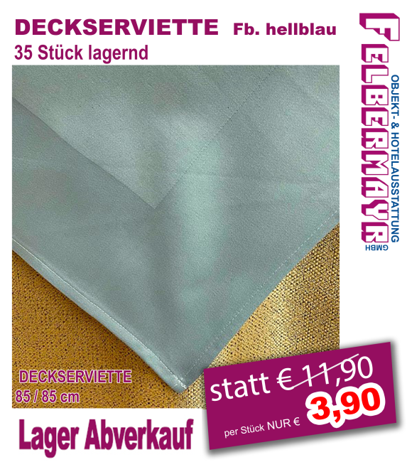 10- teiliges Mundservietten Set RELIN Fb. 00w - Kopie